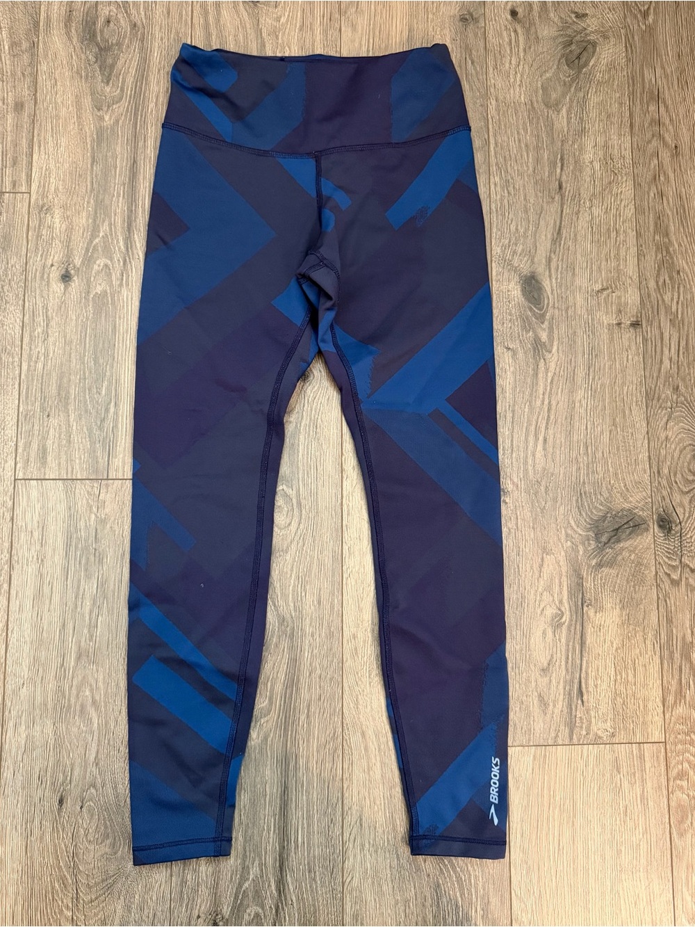 Brooks Women’s XS Blue Abstract Print Running Leggings
